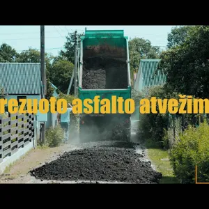 Asfaltavimo darbų reklaminis klipas