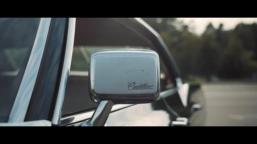 Ekskliuzyvinis Cadillac DeVille 1970 Cinematic B-Roll