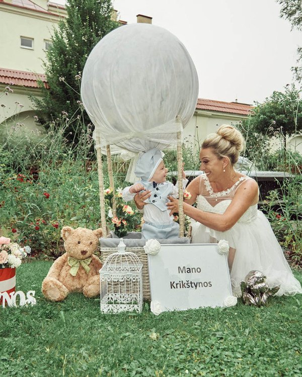 Krikštynų fotosesija