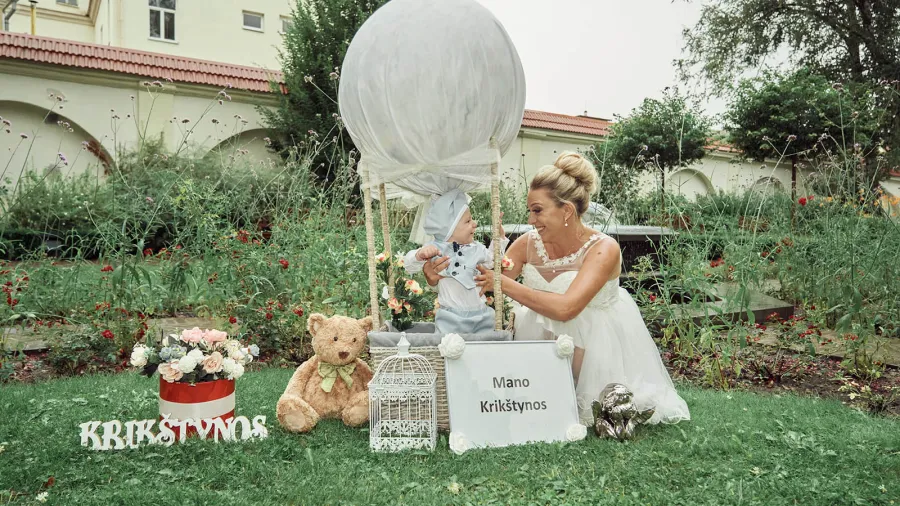 Krikštynų fotosesija