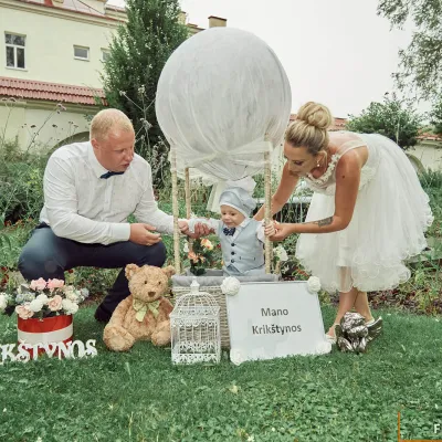 Krikštynų fotosesija