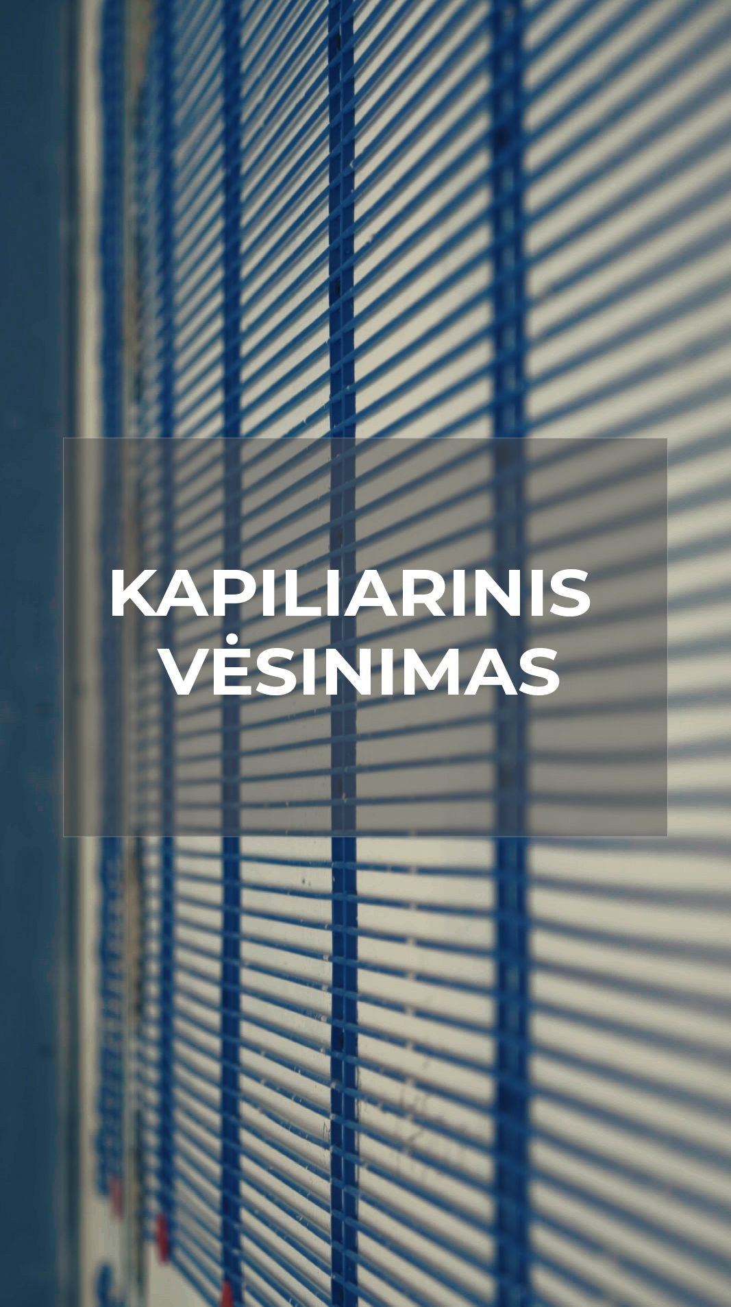 Kapiliarinis Å¡ildymas - Reels video